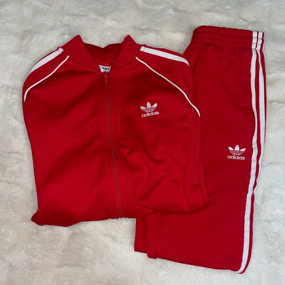 adidas Pants - Red Adidas tracksuit